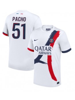 Muži Futbalové oblečenie Paris Saint-Germain Willian Pacho #51 2024-25 Krátky Rukáv - Preč